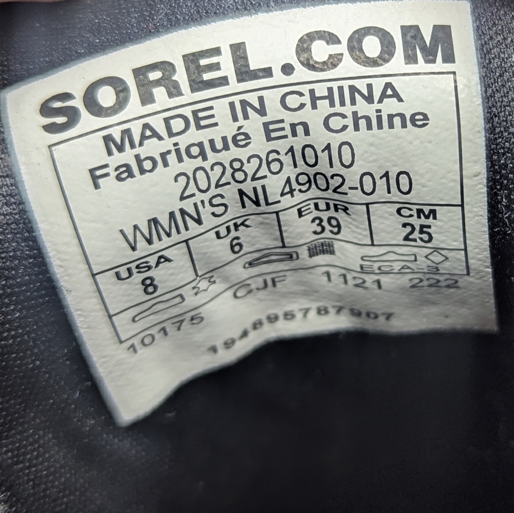 SOREL Evie Sport Lace Bootie NWT Sz 8 - Picture 13 of 14